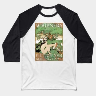 Scribner's fiction number (1897) by Maxfield Parrish Baseball T-Shirt